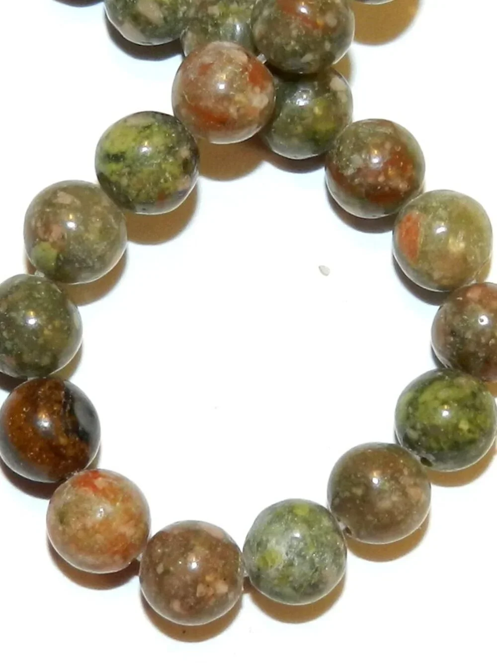 GR523 Autumn Jasper 6mm Round Natural Gemstone Beads 16